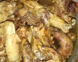 A picture of step 1 of Peppered chicken.