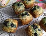 Eggless Blueberry Muffins (Tanpa Mixer) langkah memasak 8 foto