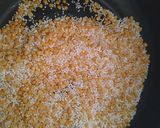 A picture of step 2 of Barley bisi bele bhath.