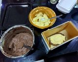 Foto langkah ke 6 dari resep Keto Marble Butter Cake (Mix Flour) Gluten & Sugar Free#Ketopad.
