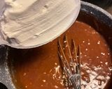 A picture of step 2 of Texas Sheet Cake.