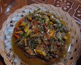 Foto langkah ke 6 dari resep Oseng Ikan Klothok Cabe Hijau.