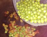 A picture of step 2 of Green peas sabudana.