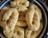 A picture of step 5 of Makke ka dhokla.