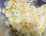 A picture of step 1 of Egg Mayo Sandwiches.