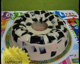 Foto langkah ke 3 dari resep Pudding Cappuccino Cincau.