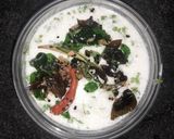 A picture of step 4 of Pakhala bhat.