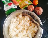 A picture of step 1 of Macaroni salad.