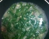 A picture of step 2 of Palak ka Soup.