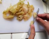 รูปขั้นตอนการทำที่ 3 ของ ผักดองผัดไข่