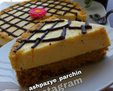 عکس مرحله 1 از دستور چیزکیک کرم کارامل 🌸