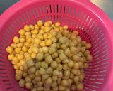 Foto del paso 1 de la receta: Garbanzos crujientes con huevo y tomate en la Freidora