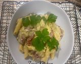 A picture of step 5 of Penne Chorizo Spanish Style.