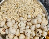 A picture of step 2 of Protein Powder with Sunflower seeds n Pumpkin seeds.