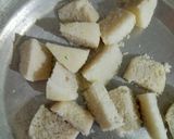 A picture of step 1 of Idli pakodi.