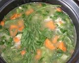 Foto del paso 5 de la receta: Arroz con chaya y verduras (Arrocera eléctrica)