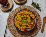 A picture of step 11 of One Pot Sambar Rice In Pressure Cooker (Sambar Sadam).