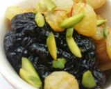 A picture of step 5 of Khoshaf receipe.