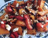 A picture of step 1 of #Salads#Pumpkin capsicum salad.