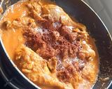A picture of step 4 of Curry patta Wala chicken.