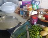 A picture of step 1 of Simply chicken curry.