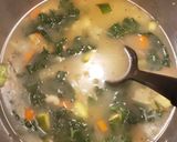 A picture of step 4 of Healthy detox chicken soup.