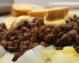 Foto del paso 6 de la receta: Potaje Tradicional de Lentejas a Fuego Lento con Col Asiática y Huevos Laqueados