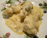 Foto del paso 10 de la receta: Poulet à la crème (pollo a fuego lento con nata y cebolla)