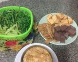 Hình bước làm 1 của món Canh bún !!!