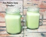 Foto langkah ke 3 dari resep Jus Melon Susu.