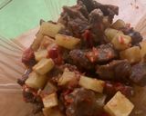Foto langkah ke 4 dari resep Sambel Goreng Daging Kentang Praktis.