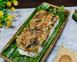 Foto langkah ke 5 dari resep Nasi Bakar Tongkol Suwir.