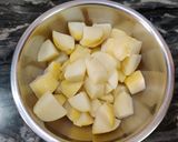A picture of step 2 of Vrat wale makhana aloo.