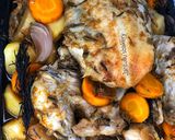 A picture of step 5 of Rosemary chicken.