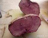 A picture of step 1 of Purple Yam barfi dessert.