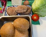 牛肉起司漢堡的食譜步驟1照片