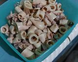 Foto langkah ke 1 dari resep Tumis cumi asin campur petai..