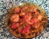 Foto del paso 5 de la receta: Albóndigas (bolitas) con pisto casero