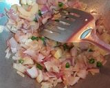 A picture of step 1 of Peyaz Posto (Onion with Poppy seeds paste).