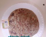 A picture of step 3 of Capsicum stuffed Parantha.