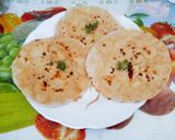 A picture of step 5 of Tasty healthy Soya flour roti and sabji.