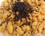 A picture of step 7 of Black truffle ricotta gnocchi.