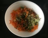 A picture of step 3 of Crunchy brown rice mini pizza  uttapam.