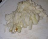 Une image de l'étape 1 de Double cheese burger pommes de terre et compoté d oignons.