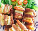 Hình bước làm 3 của món Thịt ba chỉ chiên giòn (món chay)