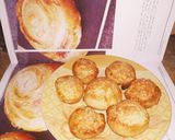 A picture of step 7 of Meethi bakhrkhani.