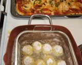 A picture of step 6 of Crispy chicken parm & mozzarella cheese balls.