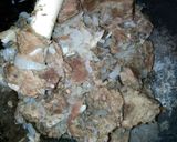 A picture of step 1 of Beef green karahi.