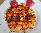 Foto del paso 9 de la receta: Sepia o choco con piñones y sobrasada a tu gusto
