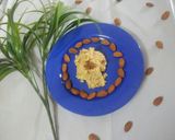 A picture of step 8 of Kesar-Elaichi Kalakand.